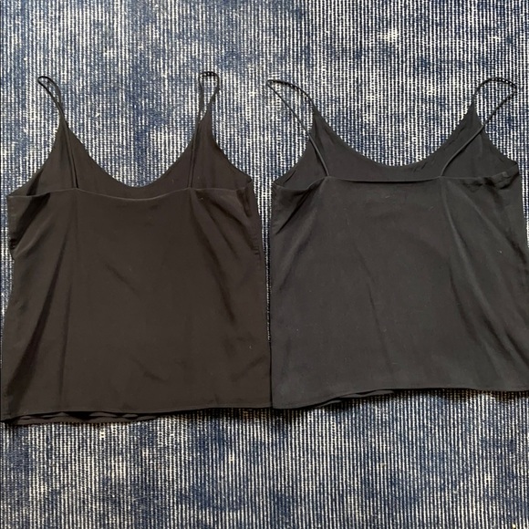 Everlane Silk Size 00 V-Neck Black Lined Blouse - Picture 10 of 12